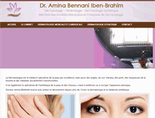 Tablet Screenshot of dermatobennaniamina.com